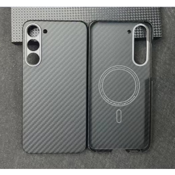 Ốp Điện Thoại Sợi carbon Siêu Mỏng Từ Tính Cho Samsung Galaxy S23 ultra S23 + plus