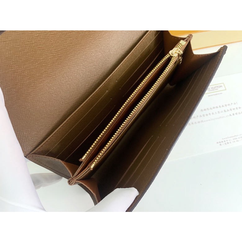 Ví Dài 100% Chính Hãng Họa Tiết LV / Louis Vuitton Cổ Điển M60535 Dành Cho Nữ