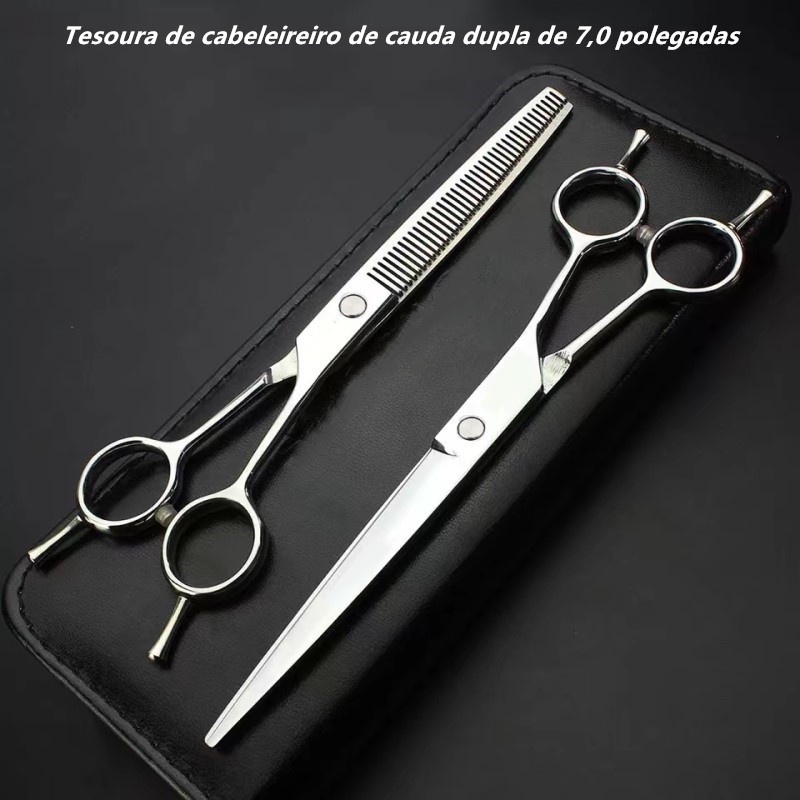 Bộ Kéo Cắt Tóc 7.5inch 6CR Bằng Thép Không Gỉ Chuyên Dụng Cho Salon Làm Tóc