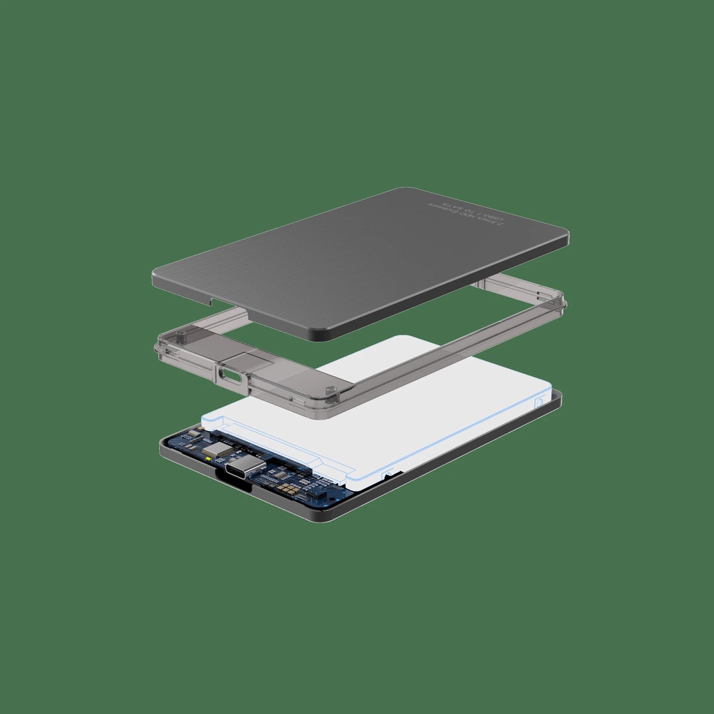 Hộp Ổ CứNg USB3.1 / USB3.0 7mm 5mm SATA 2.5 Inch BằNg HợP Kim Nhôm