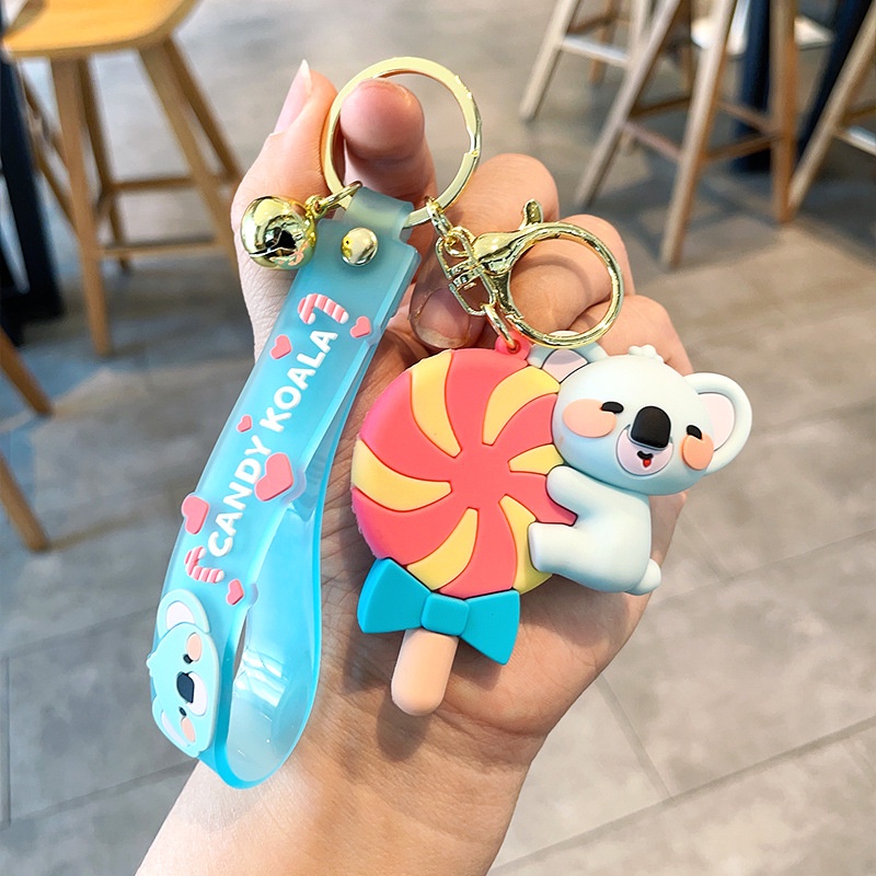 Móc Khóa Hình Gấu Koala Bằng Silicon Dễ Thương