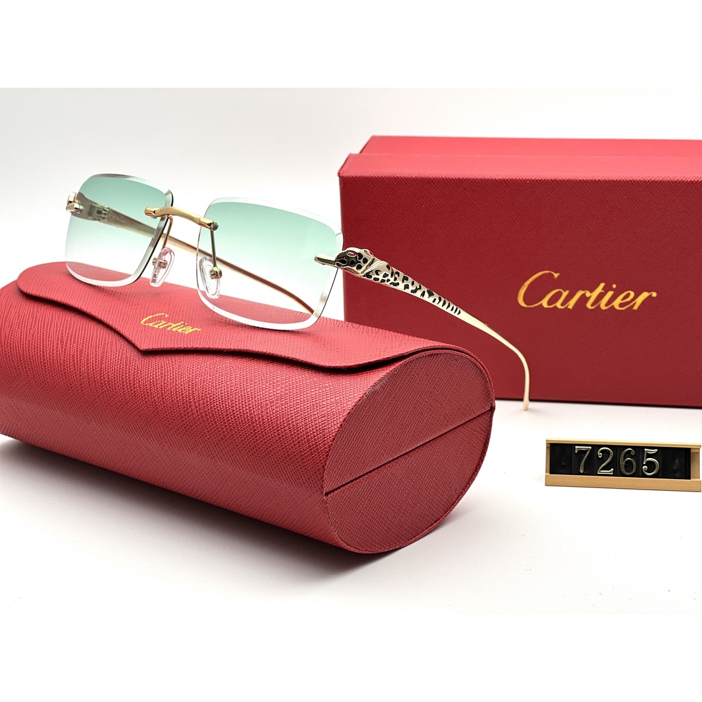 Mua Kính Râm Không Gọng CARTIER 2023 Chống Tia uv400 7265 Chất Lượng ...