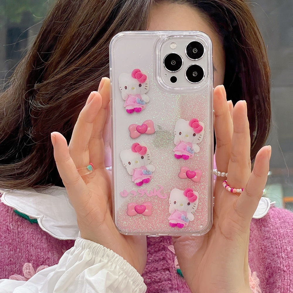 Ốp Điện Thoại Hình Hello Kitty Cho Iphone 14 13 12 11 Pro Max