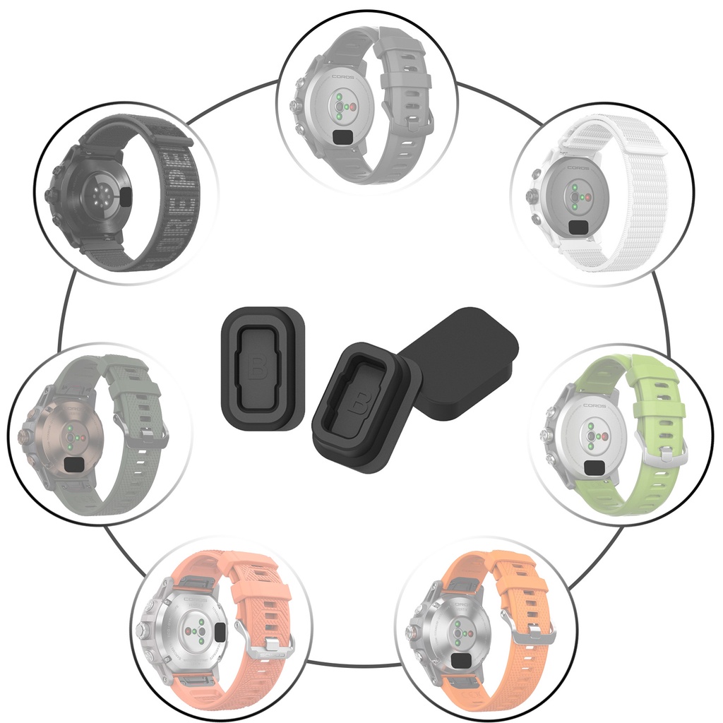 Nắp Silicone Đậy Cổng Sạc Chống Bụi Cho Đồng Hồ Coros VERTIX 2 / APEX Pro Coros Pace 2 / APEX 42mm 46mm