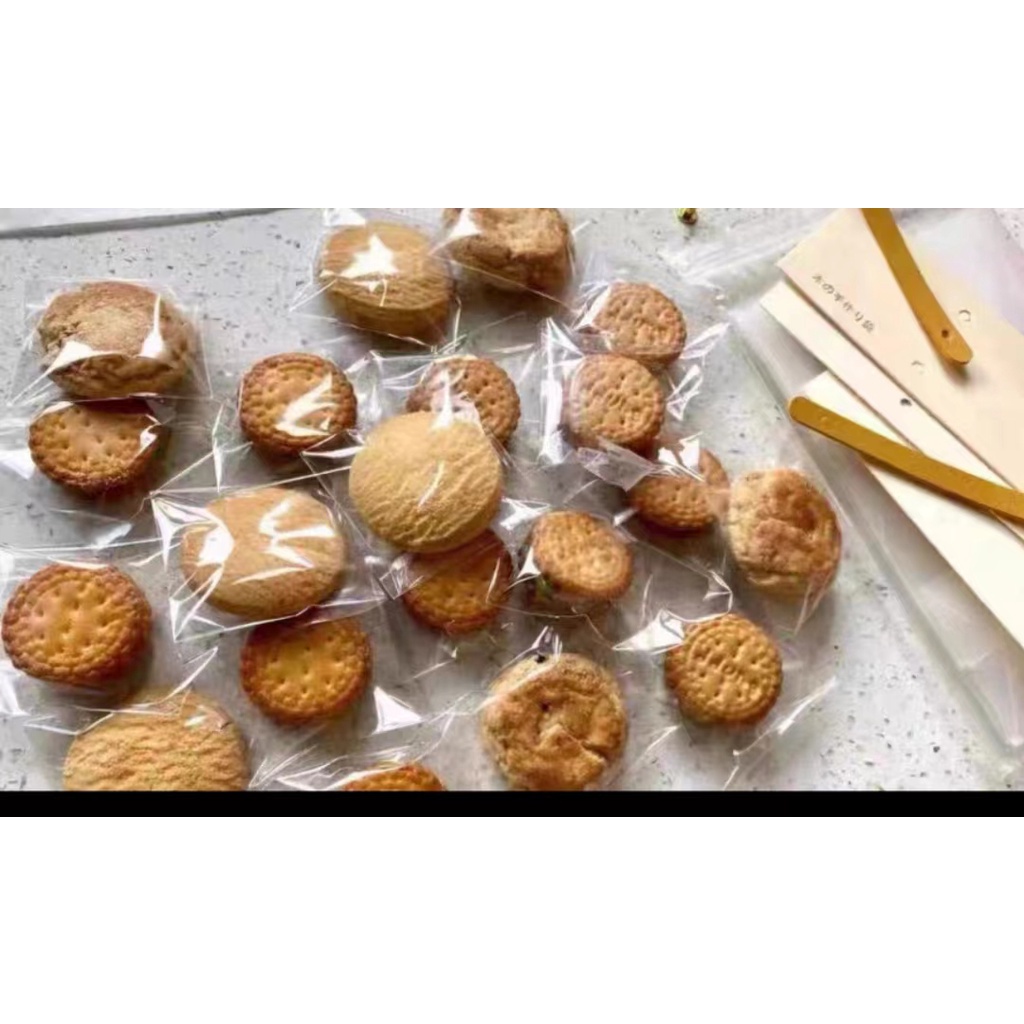 Set 100 Túi Nhựa Đựng Bánh Mì Tự Dính Tiện Lợi