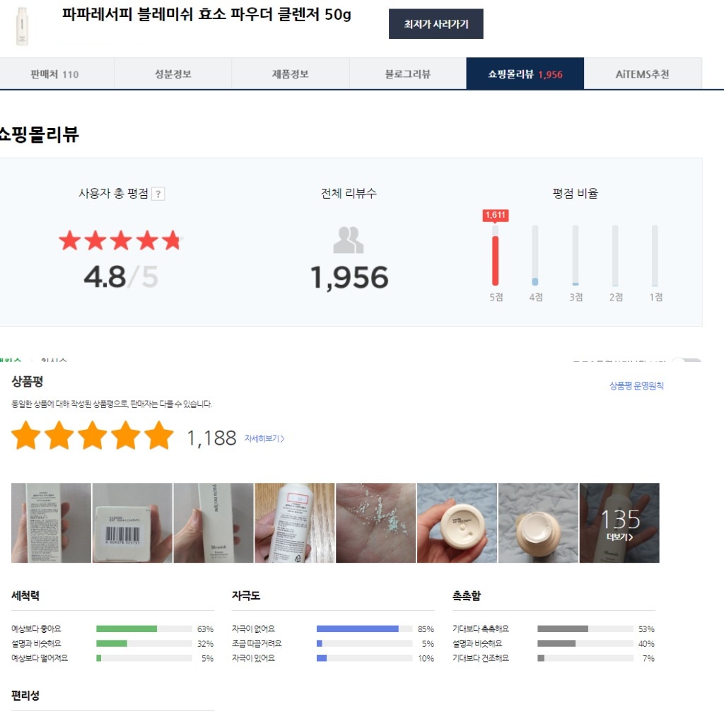 Papa recipe Sữa rửa mặt enzym Blemish Enzyme Powder Cleanser 50ml