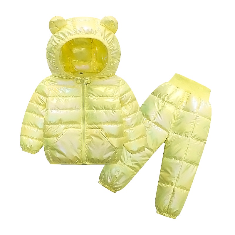 Bộ Quần Áo Phao Cotton Thời Trang Mùa Đông Mới Cho Bé
