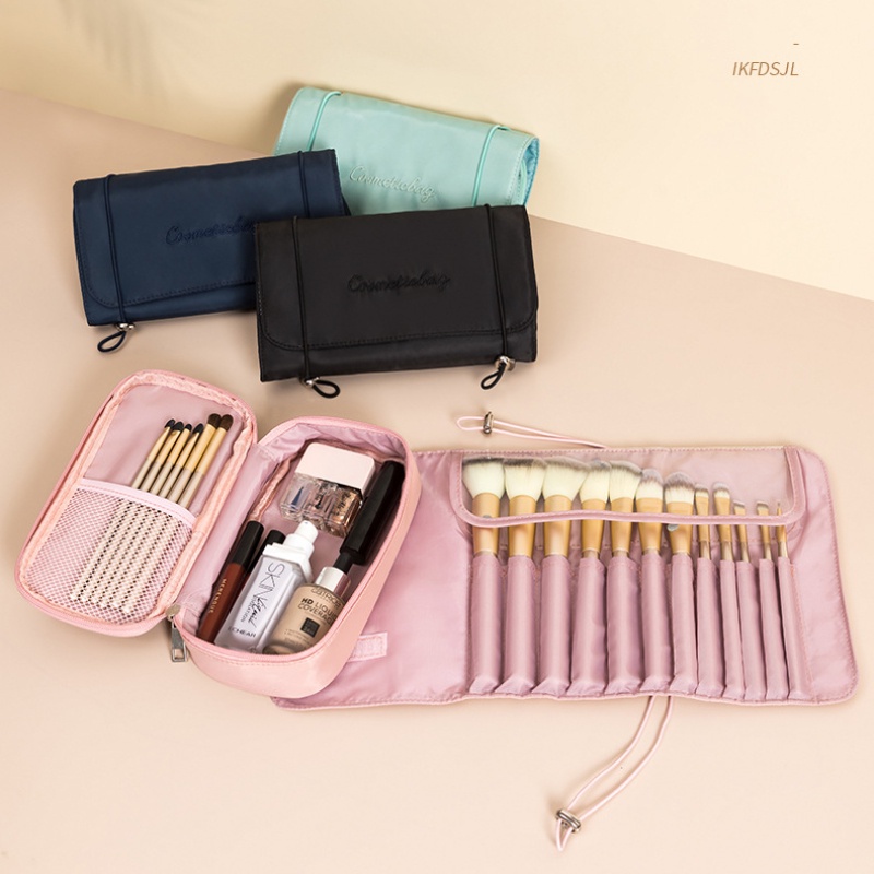 Túi Đựng Cọ Trang Điểm Hai Trong Một Gấp Gọn Chống Thấm Nước