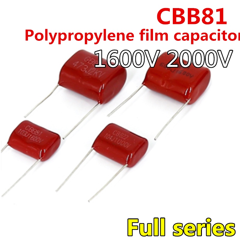 104J 122J 1600V 2000V CBB81 Tụ điện màng Polypropylen 102J 104J 122J 123J 152J 153J 182J 183J 221J 2