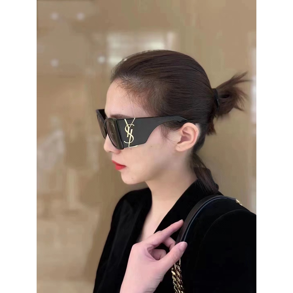 Ysl2023 Kính Râm Chống Tia UV Gọng Lớn Thời Trang Mới 8 Màu Có Sẵn Phù Hợp Đi Biển Lái Xe Du Lịch Dành Cho Nam Và Nữ