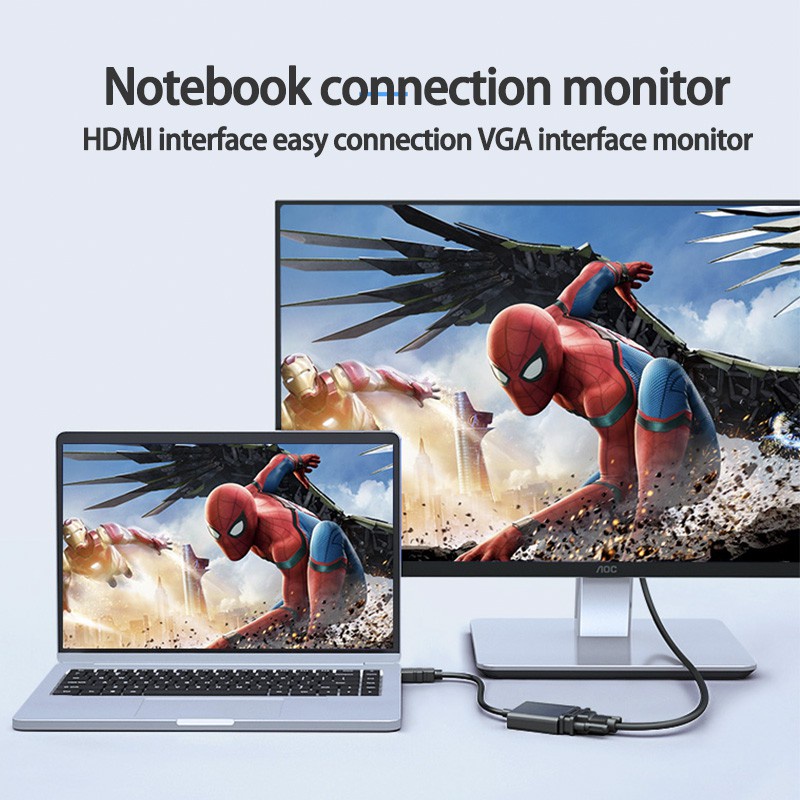 Cáp ChuyểN ĐổI HDMI Sang VGA 1080P Cho Laptop / MáY ChiếU