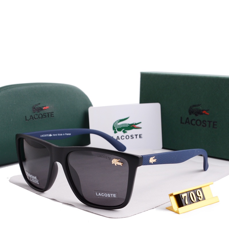 KíNh MáT LACOSTE Phân Cực TíM UV400 Phong CáCh Vintage 2023