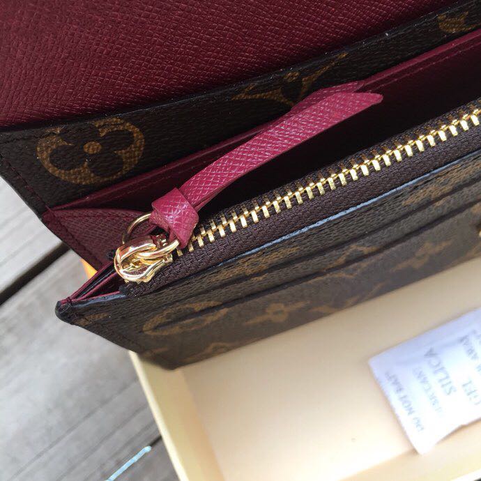 Ảnh vật lý Louis Vuitton nguyên bản chính hãng ví nữ thời trang LV M60136 Sẵn sàng giao hàng