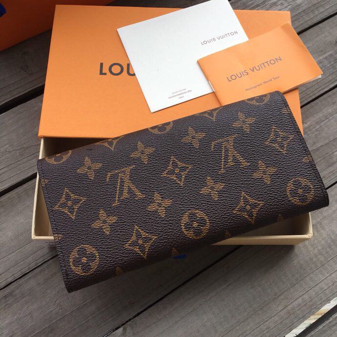 Ảnh vật lý Louis Vuitton nguyên bản chính hãng ví nữ thời trang LV M60136 Sẵn sàng giao hàng