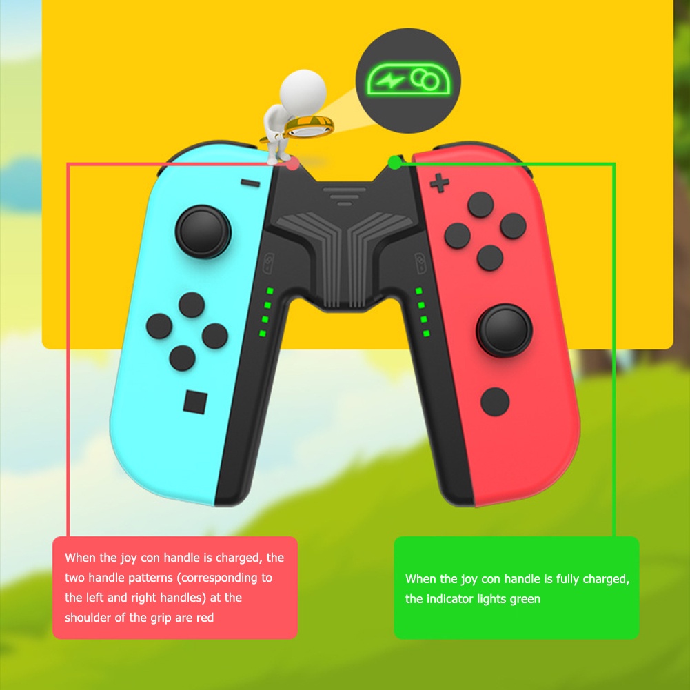 Đế Sạc Tay Cầm Chơi Game Trái Phải Cho Nintendo Switch / Switch OLED Joy-con Đứng
