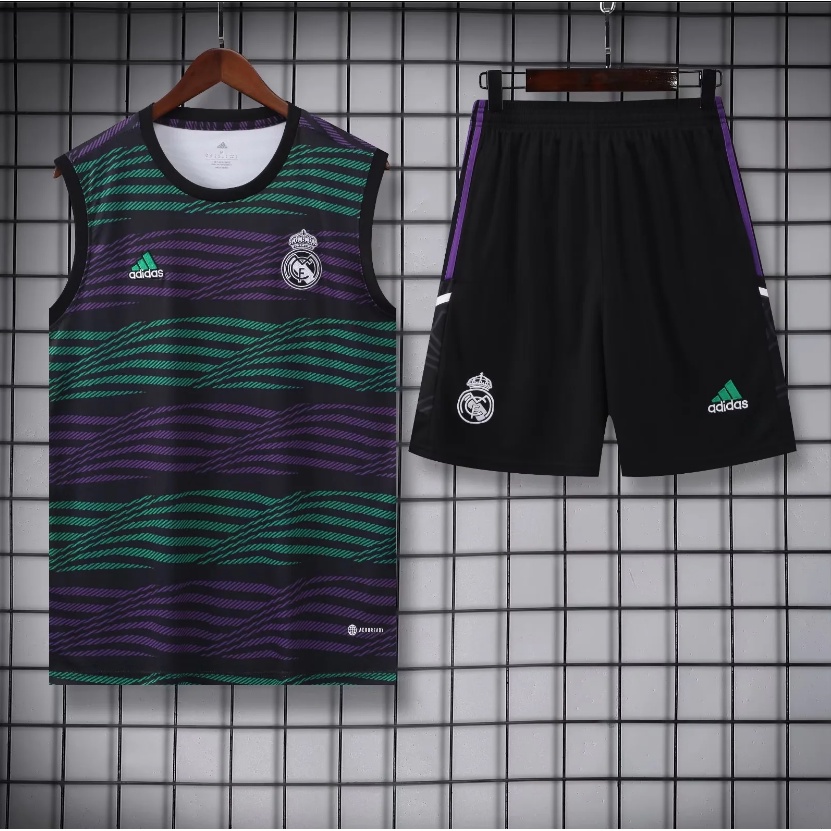 Bộ Đồ Đá Banh Không Tay Real Madrid 2023 / 24|Áo Khoác Size S-XXL Chất Lượng