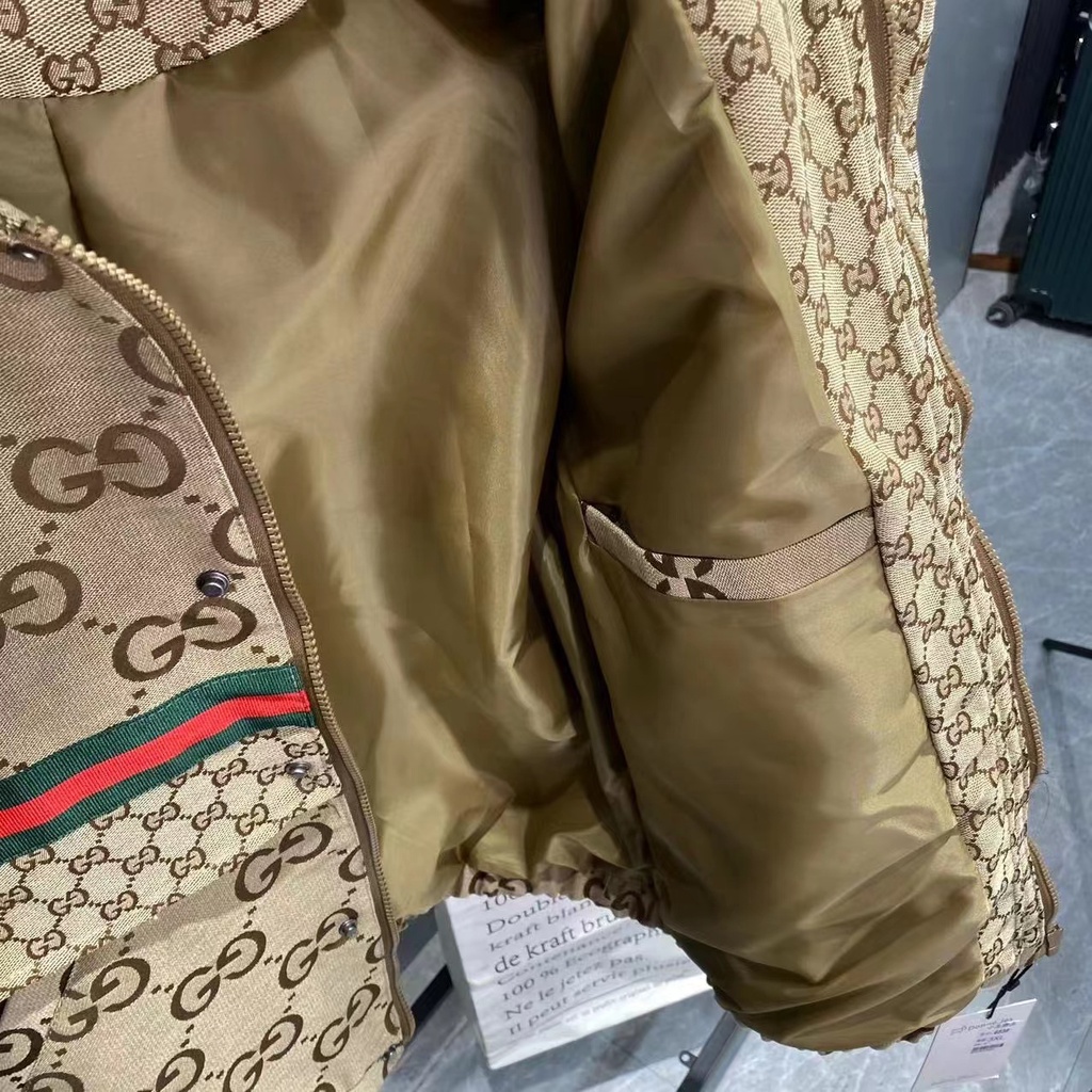 G g jacquard Áo Khoác Thời Trang Hàn Quốc