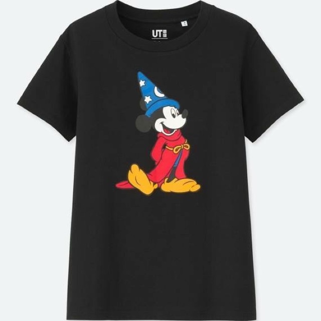 Uniqlo Áo Thun Nam Nữ In Hình Chuột Mickey