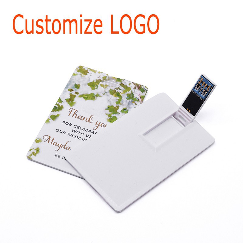 Thẻ Nhớ usb 4GB 8GB In LOGO Tùy Chỉnh Tiện Dụng Cho Đám Cưới / Làm Quà Tặng
