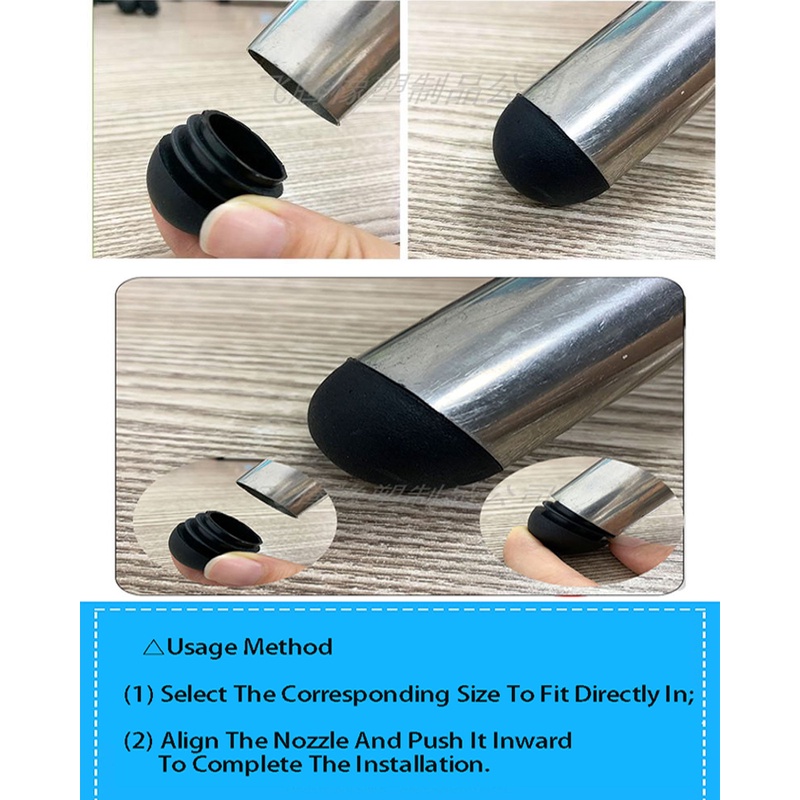 Nút Nhựa Cắm Ống Tròn Màu Đen 16 19 22 25 32mm Chuyên Dụng