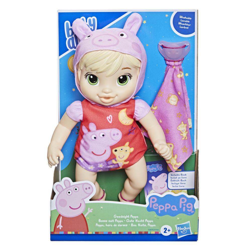 Búp bê Peppa Baby Alive Naughty Baby Goodnight F2387
