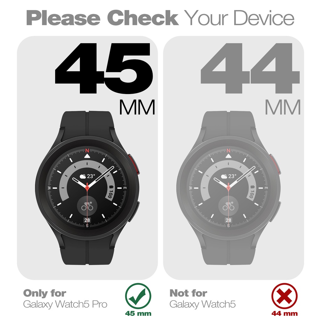 Ốp Silicone Mềm Bảo Vệ Đồng Hồ Samsung Galaxy Watch 5 Pro 45mm