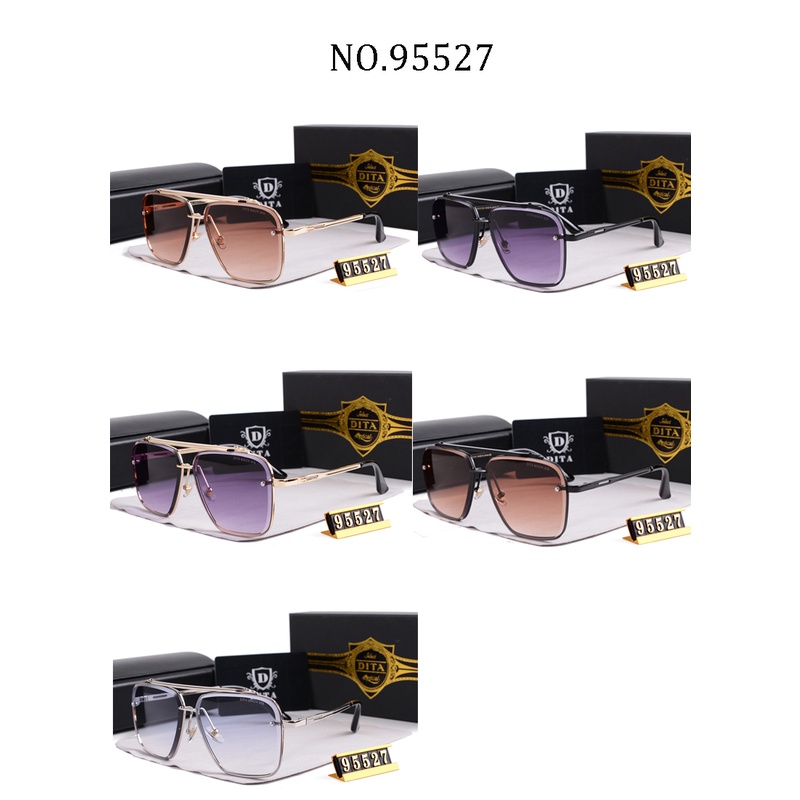 Kính Mát Tròng Vuông Chống Tia UV400 MIX SIX DITA 95527 Phong Cách Vintage Sang Trọng Dành Cho Nữ