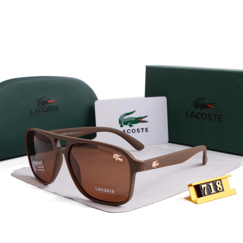 Kính Mát Phân Cực Siêu Nhẹ Phong Cách Thể Thao LACOSTE Thời Trang Cho Nam Và Nữ