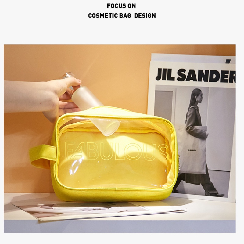 Túi Đựng Mỹ Phẩm Du Lịch Bằng Chất Liệu pvc Chống Thấm Nước Kích Cỡ Lớn