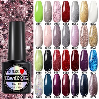 Sơn móng tay gel uv 8ml màu sắc lấp lánh b036-b081