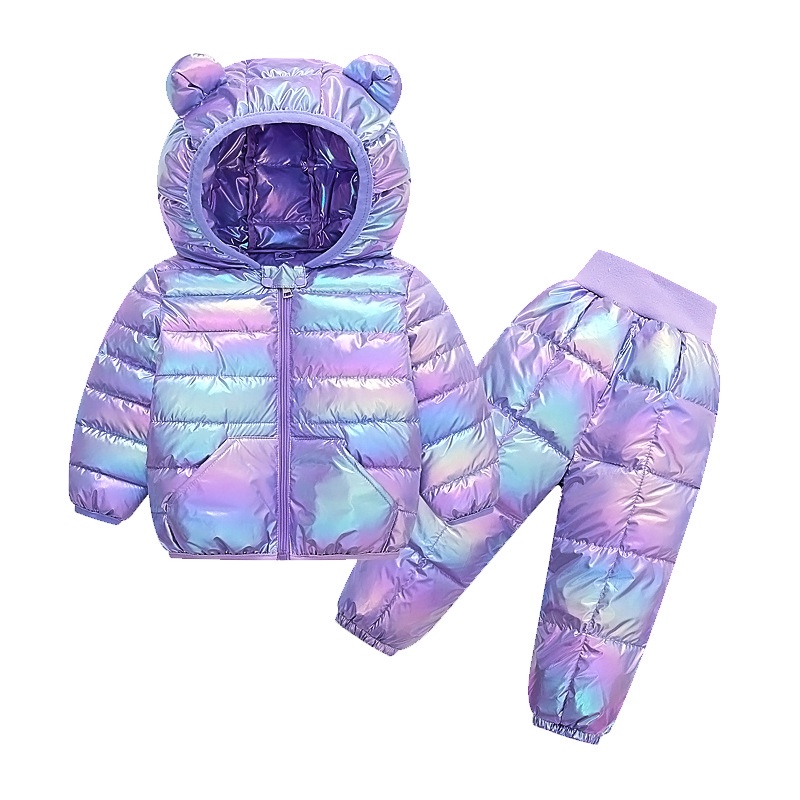 Bộ Quần Áo Phao Cotton Thời Trang Mùa Đông Mới Cho Bé