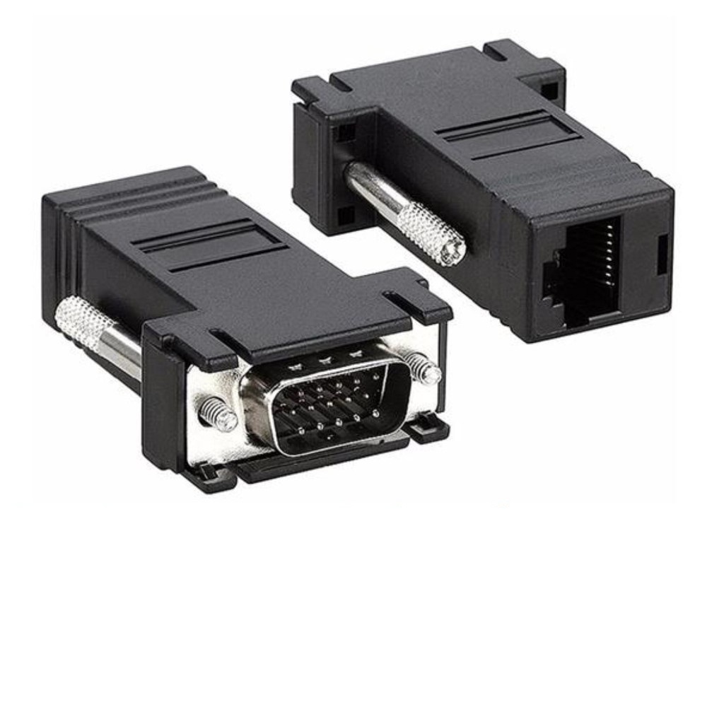 Cáp ChuyểN ĐổI Mở RộNg VGA Sang RJ45 LAN CAT5 CAT6, 15pin