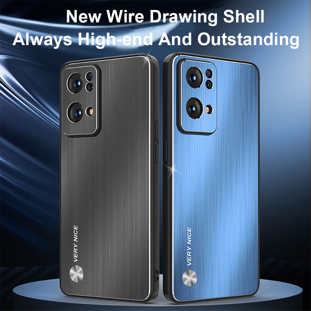 Ốp Điện Thoại Kim Loại Chải Cho Xiaomi Poco F4 GT Case For Xiaomi Mi 12T Pro Mix4 Redmi Note 12 11 Pro