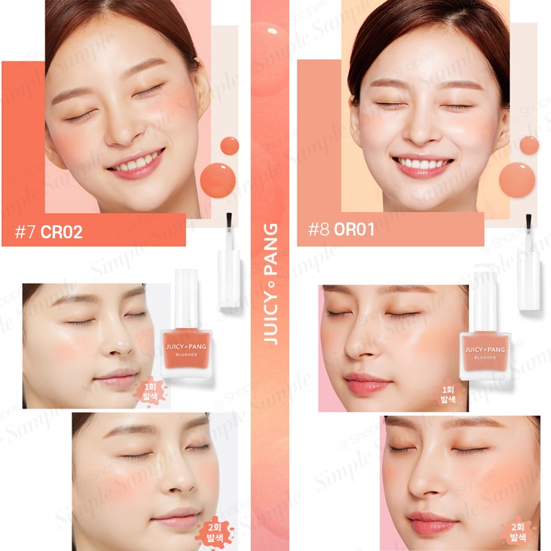 APIEU juicy pang water blusher liquid cheek