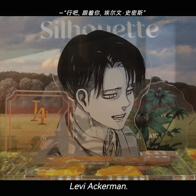 Mô Hình Nhân Vật Armin Levi Erwin Eren Trong Attack on Titan Bằng Acrylic Trang Trí Bàn Làm Việc