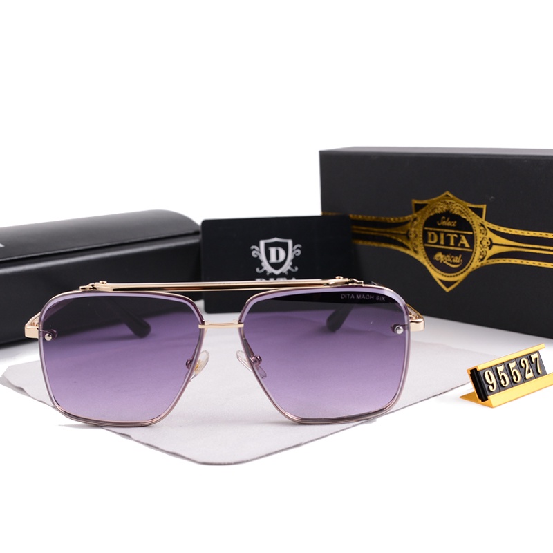 Kính Mát Tròng Vuông Chống Tia UV400 MIX SIX DITA 95527 Phong Cách Vintage Sang Trọng Dành Cho Nữ