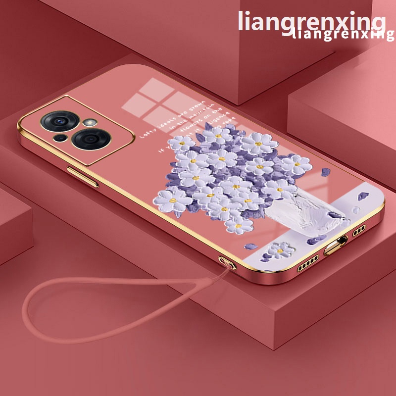 Ốp OPPO RENO 8Z 5g RENO 8 Z 5g Reno8 Z 5g lưng Ốp Điện Thoại Mạ Điện Chống Sốc Ddhh01 Cho OPPO RENO 8Z 5g RENO 8 Z 5g Reno8 Z 5g viền vuông cute