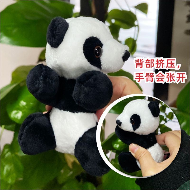 Gấu Trúc Nhồi Bông Mini Dễ Thương Dùng Trang Trí