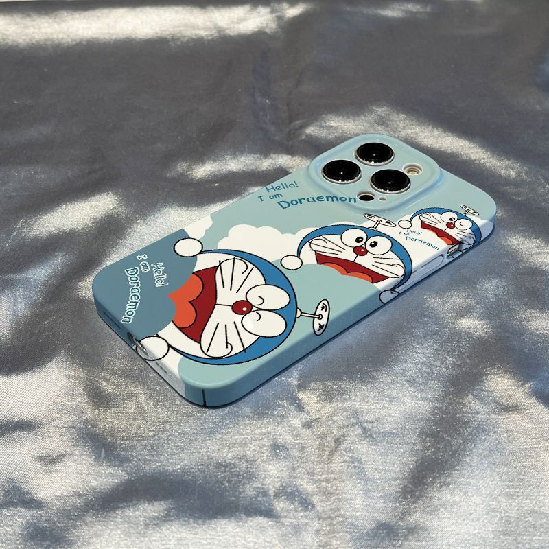 Ốp Điện Thoại Cứng In Hình Doraemon Cho Iphone 11promax 8plus 13promax 14 12 / 11 / xsmax / se