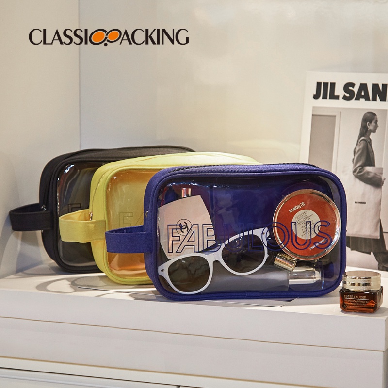 Túi Đựng Mỹ Phẩm Du Lịch Bằng Chất Liệu pvc Chống Thấm Nước Kích Cỡ Lớn