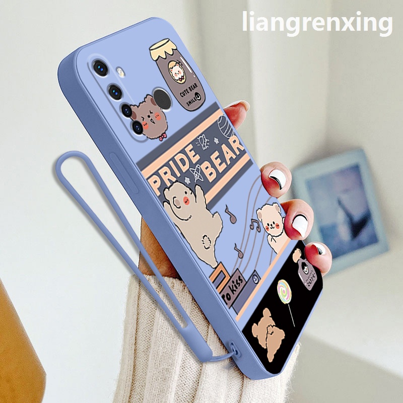 ốp lưng realme 5 realme c3 realme 5i realme 6i realme 5 pro Ốp Điện Thoại Silicon Mềm Chống Sốc Cho realme 5 realme c3 realme 5i realme 6i realme 5 pro YTXT01 viền vuông cute