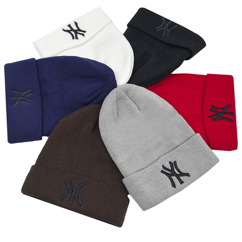 THE NORTH FACE Mũ beanie Dệt Kim Mềm Mại Co Giãn Phong Cách Chú Ếch ny Giữ Ấm Mùa Đông unisex