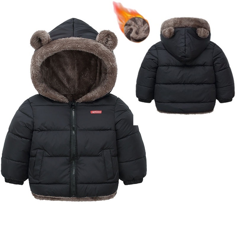 Trẻ em cashmere cotton-padded áo khoác của 0-6 tuổi