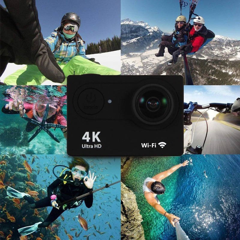 Camera Hành Trình 4K HD WiFi 2.0-inch 30FPS 170D Chống Nước Điều Khiển Từ Xa