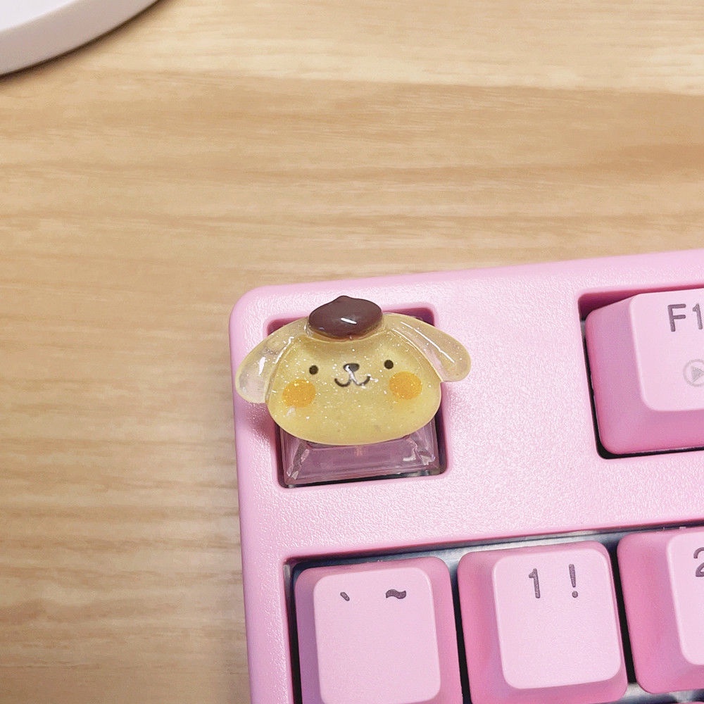 Nút Bàn Phím Cơ ESC Trong Mờ Họa Tiết Melody Osmanthus Dễ Thương