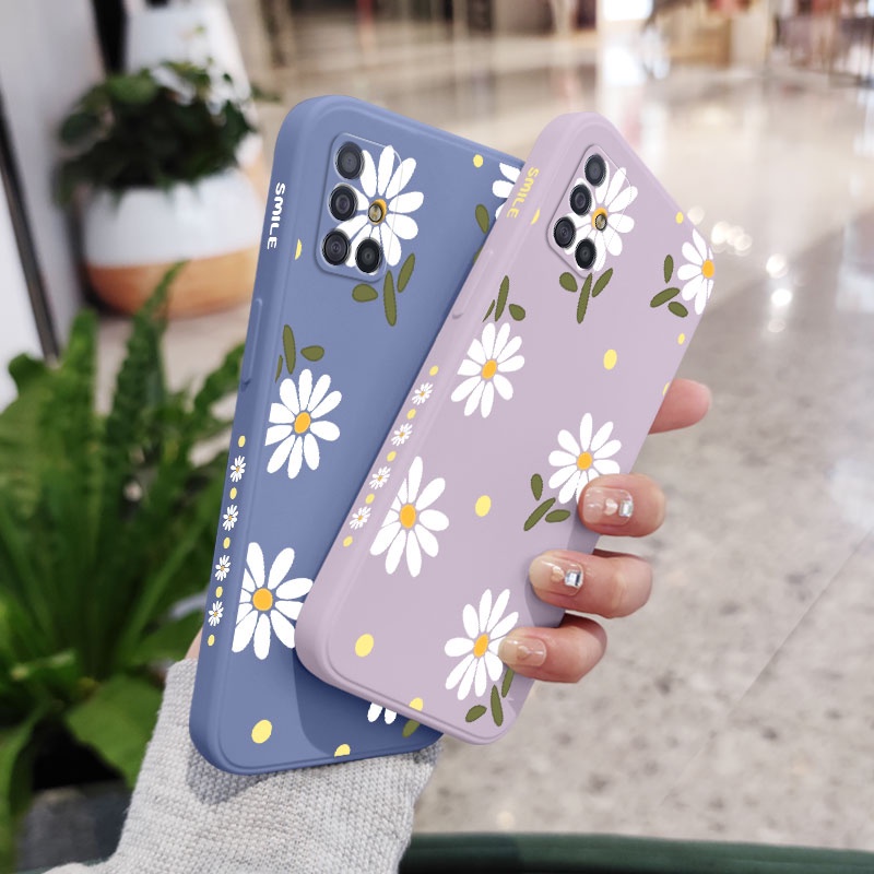 Ốp Lưng Silicone DẻO HìNh Hoa CúC Cho Samsung Galaxy A54 A34 A24 A14 A04 A04S A04E 4G 5G