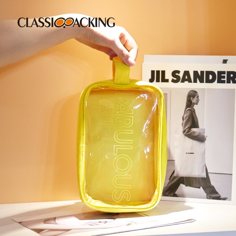 Túi Đựng Mỹ Phẩm Du Lịch Bằng Chất Liệu pvc Chống Thấm Nước Kích Cỡ Lớn