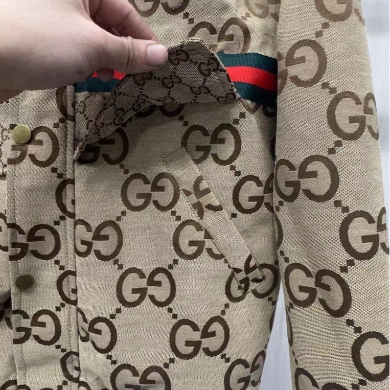 G g jacquard Áo Khoác Thời Trang Hàn Quốc