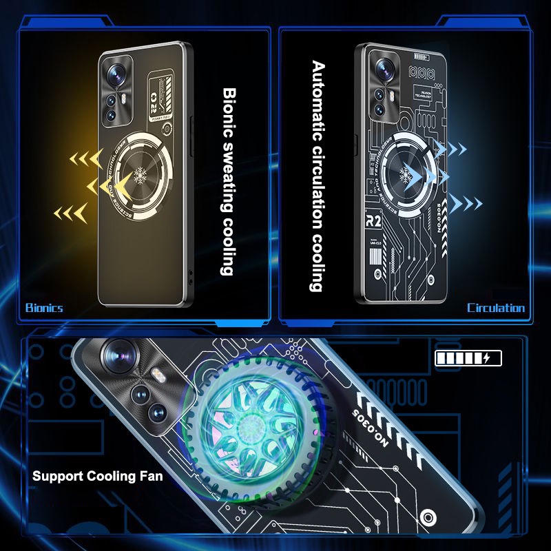 Ốp Điện Thoại Nhôm Đồng Tản Nhiệt Cho Xiaomi Mi 13 Case Mi 13 Pro 5G Xiaomi 12 12X 12S Pro Mi 11 Ultra Mi 11 Pro