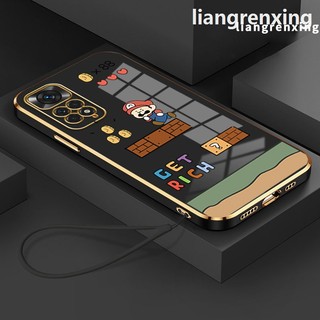 Ốp lưng redmi note 11 4g xiaomi redmi note 11s redmi note 11 pro 5g Ốp Điện Thoại Silicon Chống Sốc Mạ Điện DDMLA01 Cho redmi note 11 4g xiaomi redmi note 11s redmi note 11 pro 5g viền vuông cute